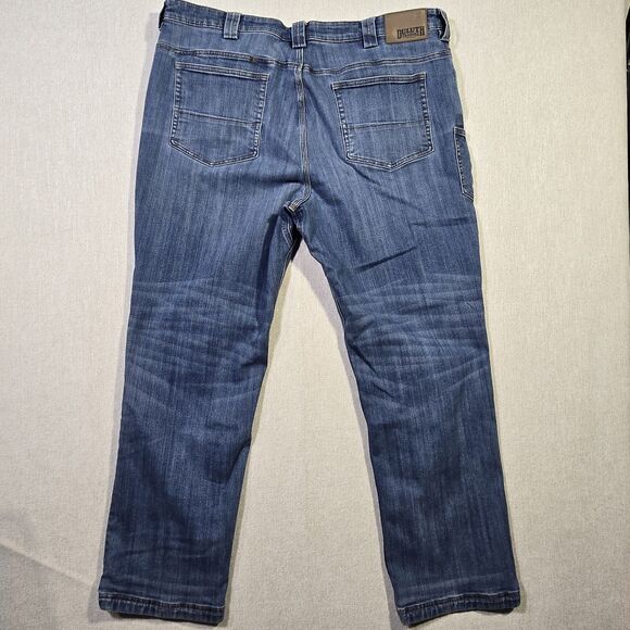 Duluth Flex Ballroom Jeans Relaxed Fit Men 42 x 31  Blue Mid-Rise 6 Pockets - Picture 2 of 12